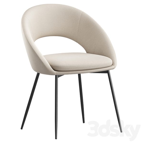 آبجکت سه بعدی صندلی مدرن