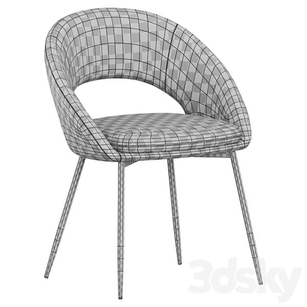 آبجکت سه بعدی صندلی مدرن