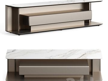 آبجکت سه بعدی میز تلویزیون