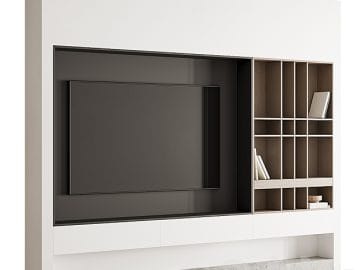 آبجکت سه بعدی تی وی وال