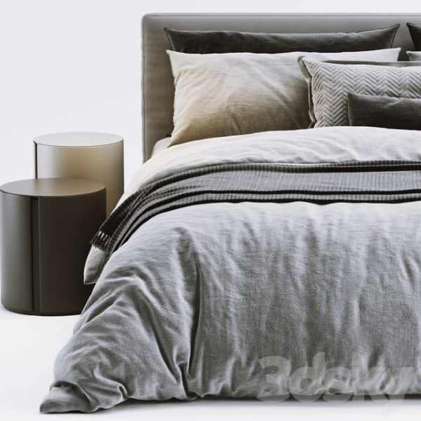 دانلود آبجکت تخت خواب – 4 - Image 2