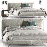 دانلود آبجکت سه بعدی تخت خواب – 6