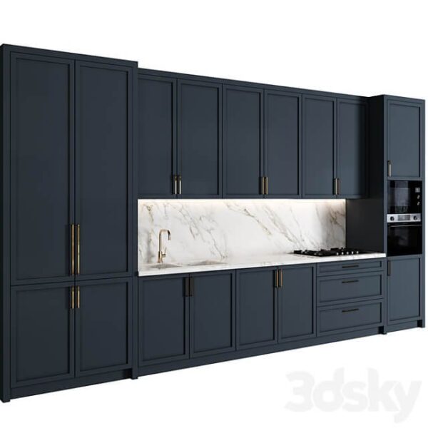 مدل سه بعدی آشپزخانه