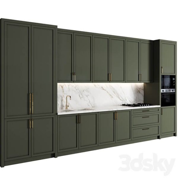 مدل سه بعدی آشپزخانه
