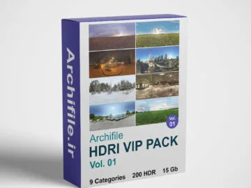 دانلود HDRI آرکی‌فایل | پکیج ویژه شامل 200 فایل HDRI حرفه‌ای در 9 دسته بندی